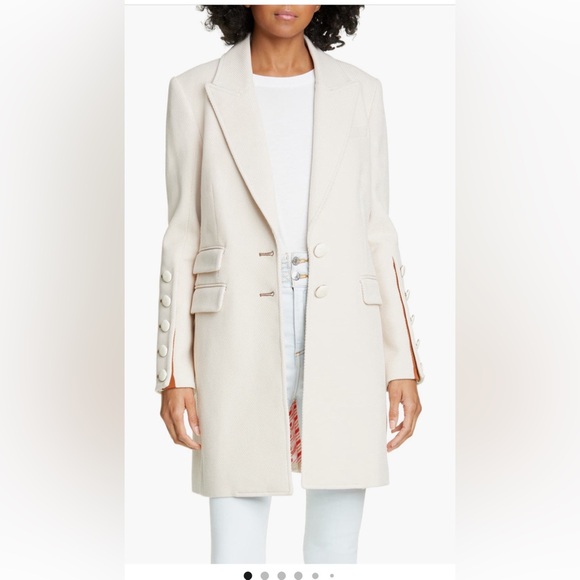 Veronica Beard Reece Two-Button Long Coat - Picture 6 of 12